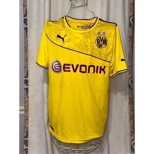 Very nice Borussia Dortmund Special Winter Home Football Shirt 2013/14 Puma MENS